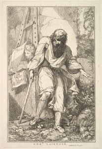 Gerard Lairesse des Quinze Eaux-fortes dédiées à Sir Joshua Reynolds, 8 décembre 1778 - John Hamilton Mortimer