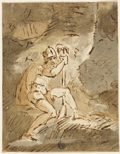 Guerrier casqué - John Hamilton Mortimer