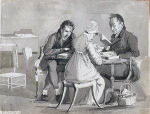 Une soirée de lecture, 17 février 1812 - John Harden