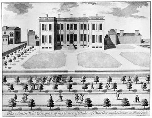 Marlborough House depuis le sud-ouest, 17e siècle, 1908
