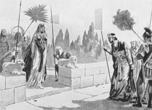 Cléopâtre rend visite à Hérode, vers 33 av. J.-C.
