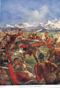 Duel de Marcellus avec Virdumarus, illustration de 