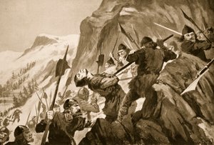 La bataille de Morgarten, 1315
