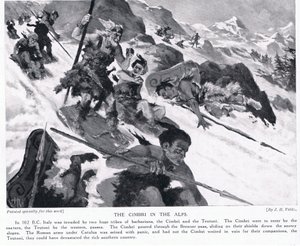 Les Cimbres dans les Alpes