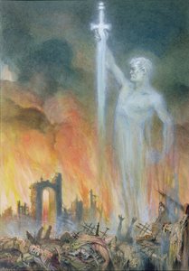 Les opprimés se relèveront (aquarelle et crayon sur papier)