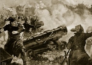 Le Siège de Constantinople par les Turcs, illustration de 