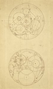 Le mouvement de H.4, un chronomètre de longitude conçu et dessiné par John Harrison, c.1760-72 - John Harrison
