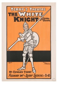 "Terrys Theatre. The White Knight" / J. Hassall / Affiche, 1898 - John Hassall