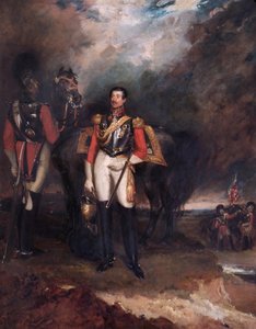 Portrait de Stapleton Cotton, vicomte Combermere, soldat britannique, 1839