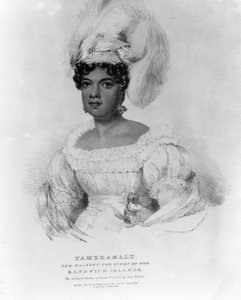 Tamehamalu, Sa Majesté la Reine des Îles Sandwich, 1824