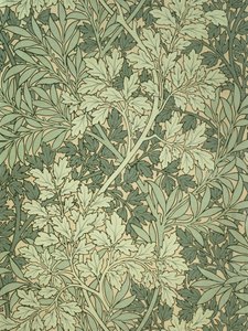 Papier peint feuillage, conçu par John Henry Dearle pour Morris and Company - John Henry Dearle