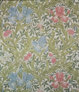 Papier peint Iris, conçu par John Henry Dearle pour Morris und Company, 1902 - John Henry Dearle
