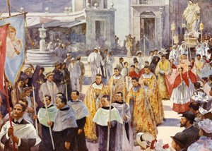 Procession catholique romaine