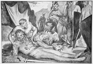 La mort de Beowulf, 1910