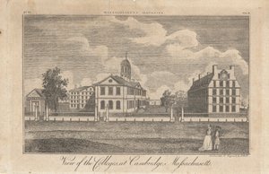 Vue des Collèges à Cambridge, Massachusetts - John Henry Hill