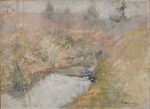 Piscine Hemlock - John Henry Twachtman