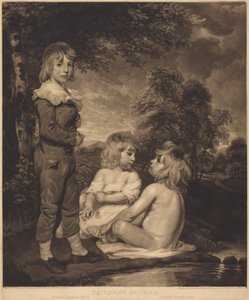 Enfants se baignant (Les enfants Hoppner) - John Hoppner