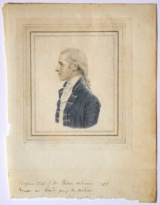 Portrait de Sir Captain West du Dutton Indiaman - John I Smart