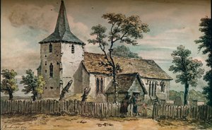 Église de Downe, Kent, 1775