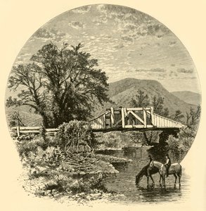 Vieux pont, rivière Blackberry, près de Canaan, 1874
