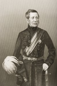 Sir John Fox Burgoyne (1782-1871) gravé par D.J. Pound d