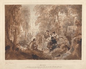 Musique : Composition dans un jardin - John James Chalon