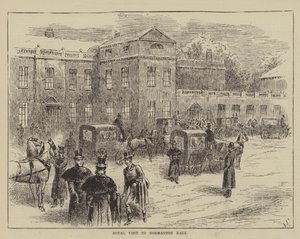 Visite royale à Normanton Hall - John Jellicoe
