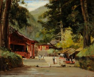 Entrée du mausolée de Jyemiten, Nikko, Japon