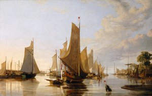 La fête nautique de Yarmouth, vers 1821