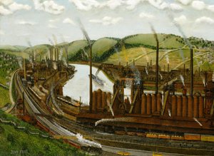 La vallée de la rivière Monongahela, Pennsylvanie, 1931