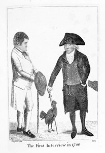 La première entrevue en 1786 entre le diacre Brodie et George Smith, 1788