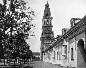 Cour des Orangers et Mosquée, Cordoue, Espagne, 1893