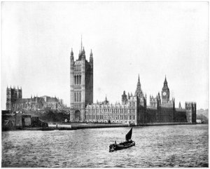 Houses of Parliament, Londres, fin du 19ème siècle