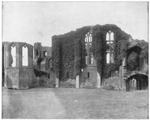 Château de Kenilworth, Angleterre, fin XIXe siècle