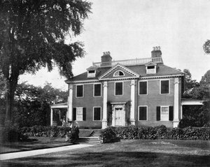 Maison de Longfellow, Cambridge, Massachusetts, USA, 1893