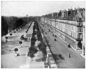 Rue de Rivoli, Paris, fin 19e siècle - John L. Stoddard