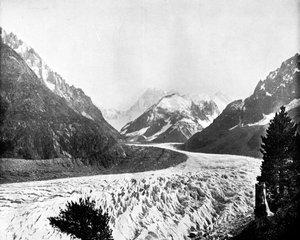La Mer de Glace, Suisse, 1893