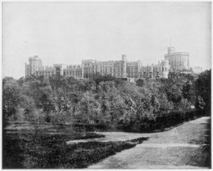 Château de Windsor, Angleterre, fin 19ème siècle