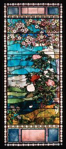 Cerisier à fleurs et pivoine