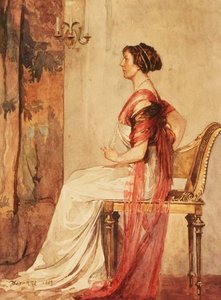 Femme assise - John La Farge or Lafarge