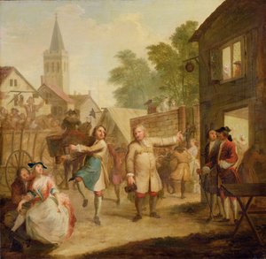 Hob continue de danser malgré son père, c.1726