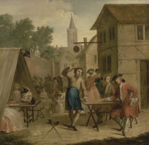 Hob vend de la bière à la fête, c.1725