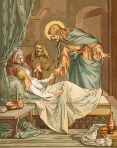 Jésus ressuscitant la fille de Jaïre