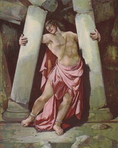 Samson brisant les piliers