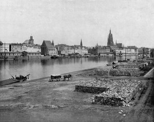 Francfort-sur-le-Main en Allemagne, vers 1900
