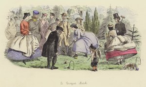 Un match de croquet