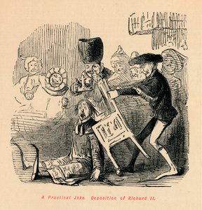 Une farce. Déposition de Richard II - John Leech