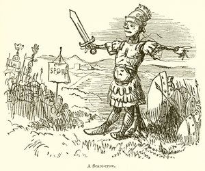 Un épouvantail - John Leech