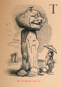 Un druide original, vers 1860 - John Leech
