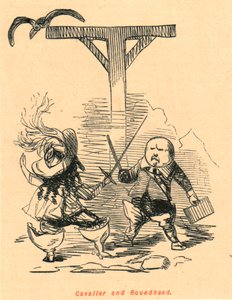 Cavalier et Roundhead, 1897 - John Leech